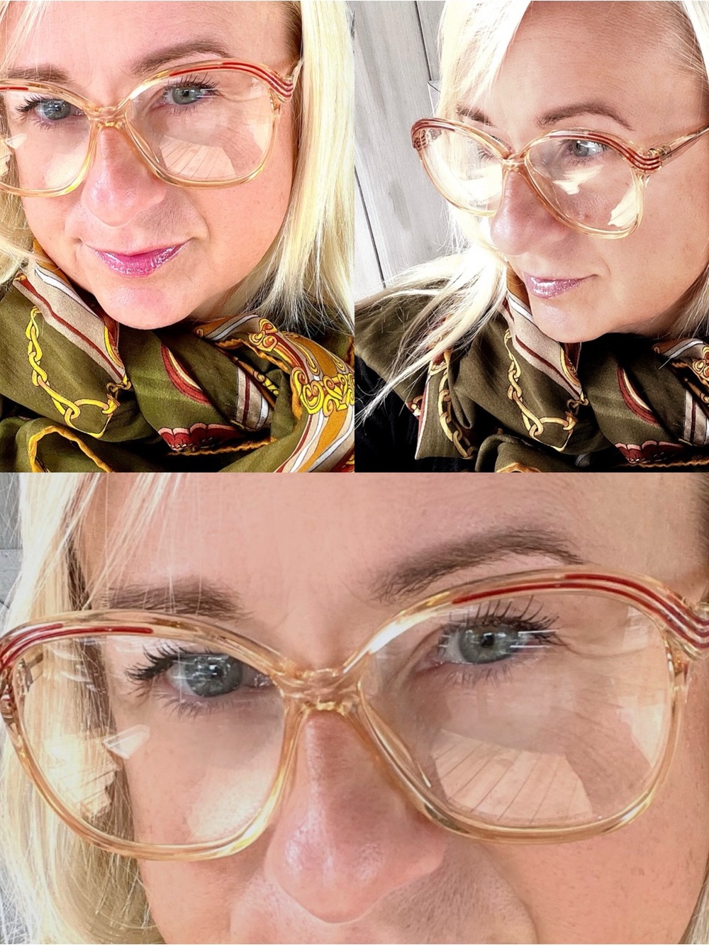 Vintage 70-80s Optical Lucite Frames